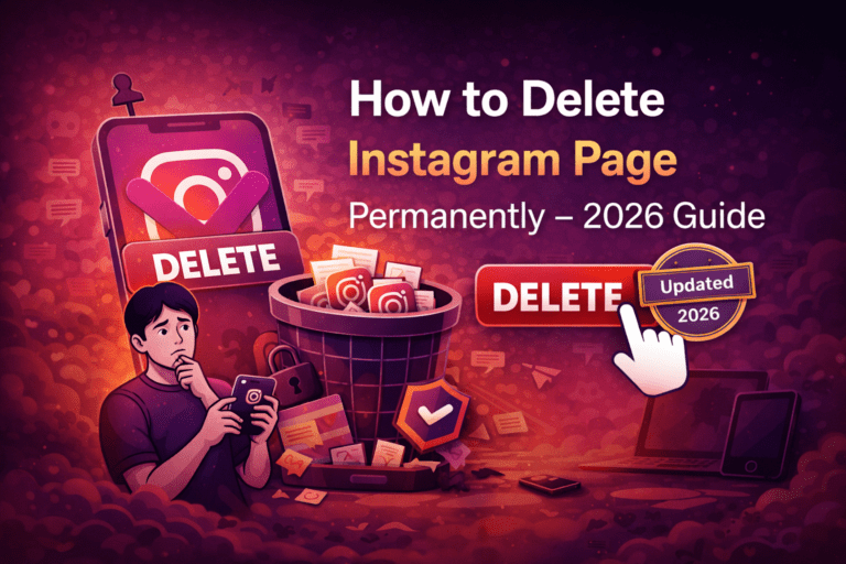 How to Delete Instagram Page