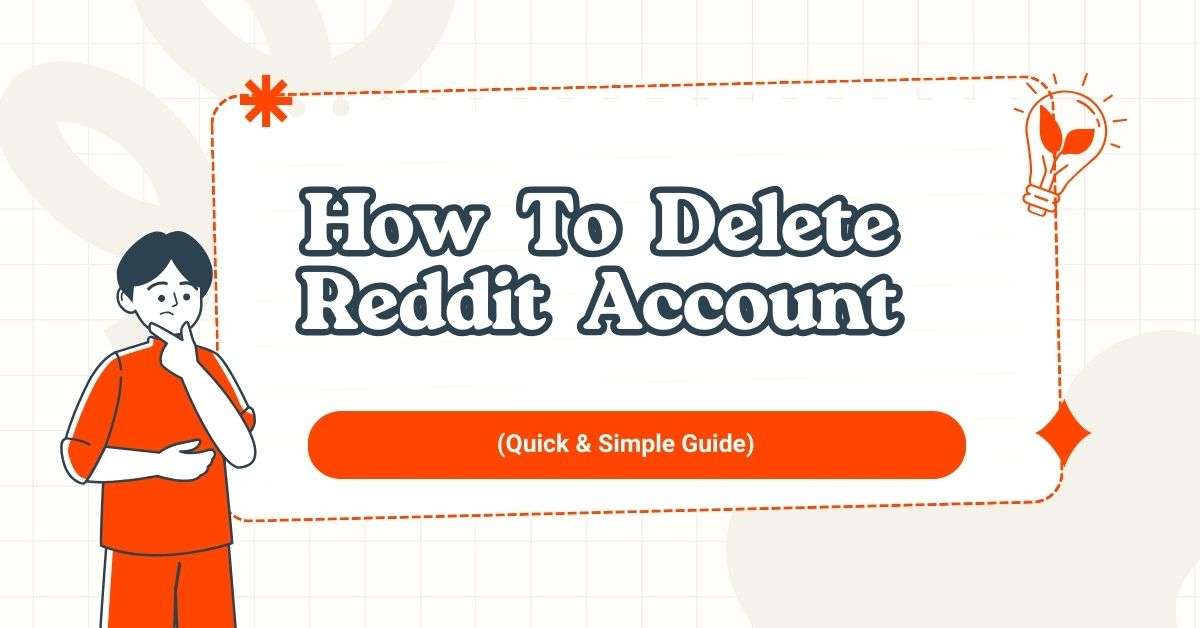 How to delete reddit account