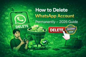 How to Delete WhatsApp Account
