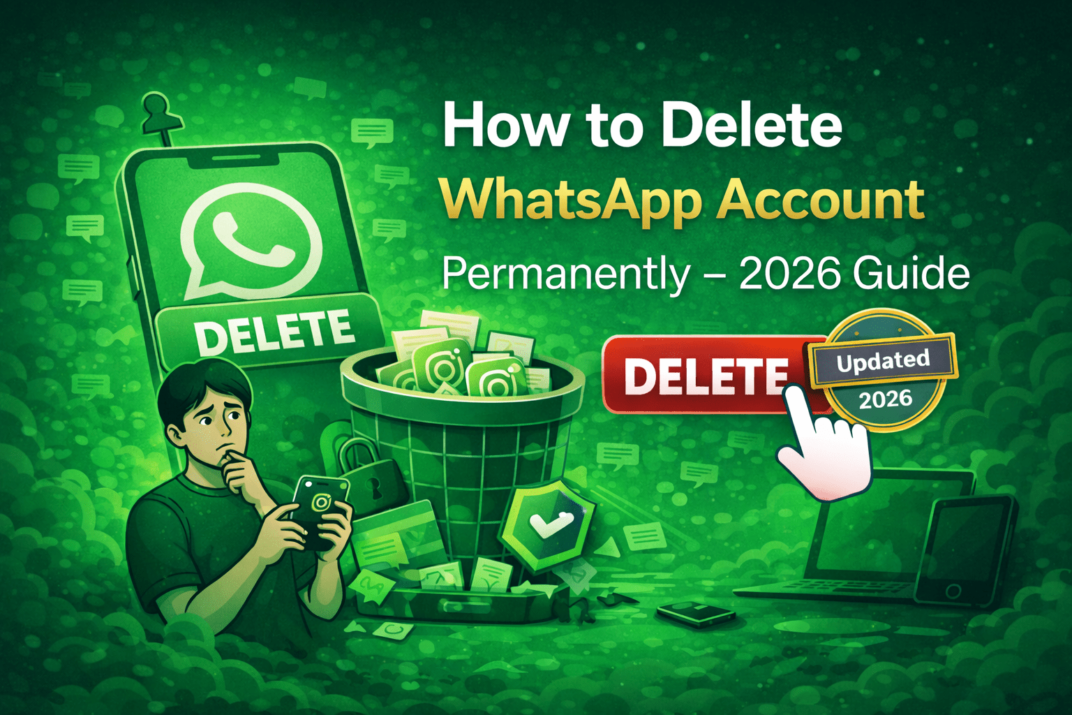 How to Delete WhatsApp Account