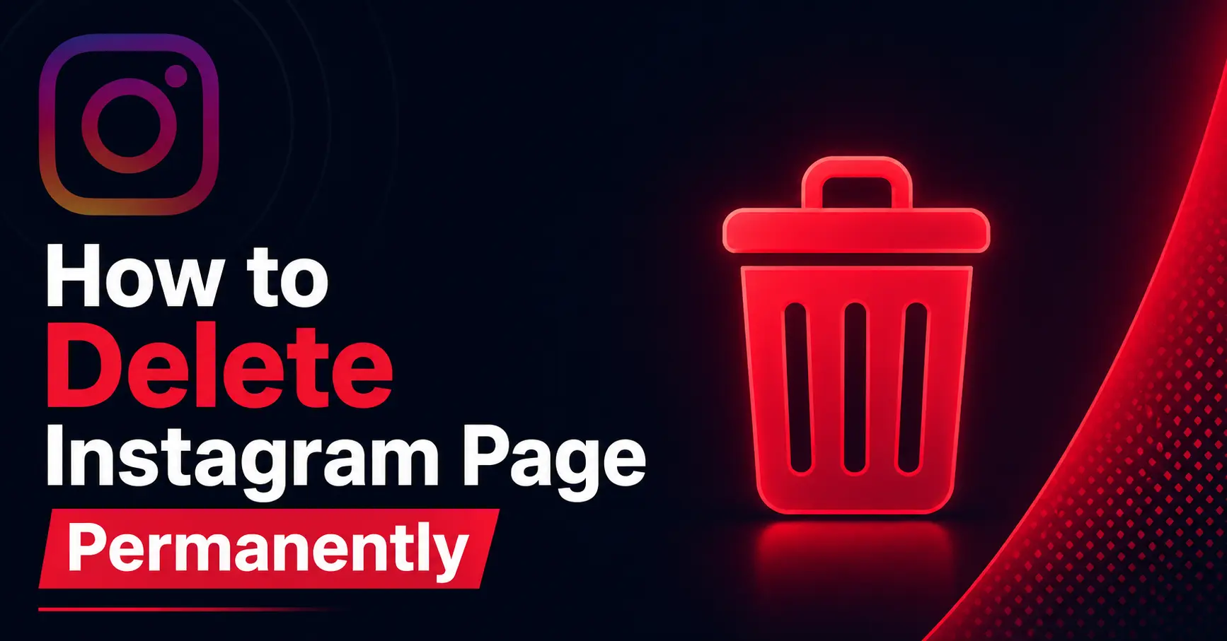 How to Delete Instagram Page Permanently