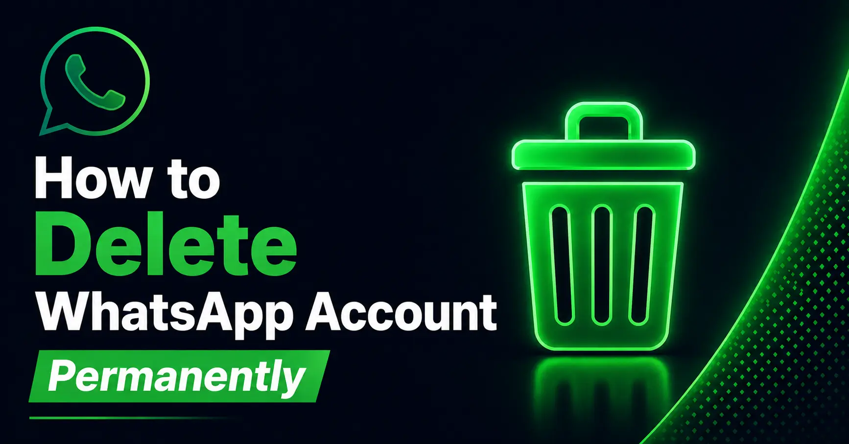 How to Delete WhatsApp Account